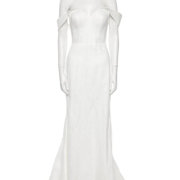 Justin Alexander Helena Strapless Long Dress - Picture 1 of 4